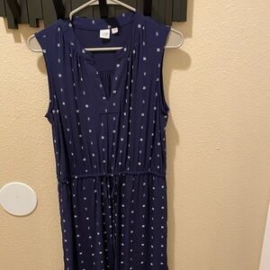 Gap drawstring waist dress